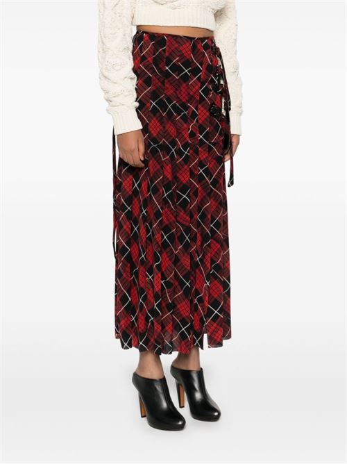 Tartan midi skirt JEAN PAUL GAULTIER | 2431FJU106T568300001